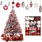 Christmas Tree Ornament Balls Set 70-Pack Colorful Shatterproof